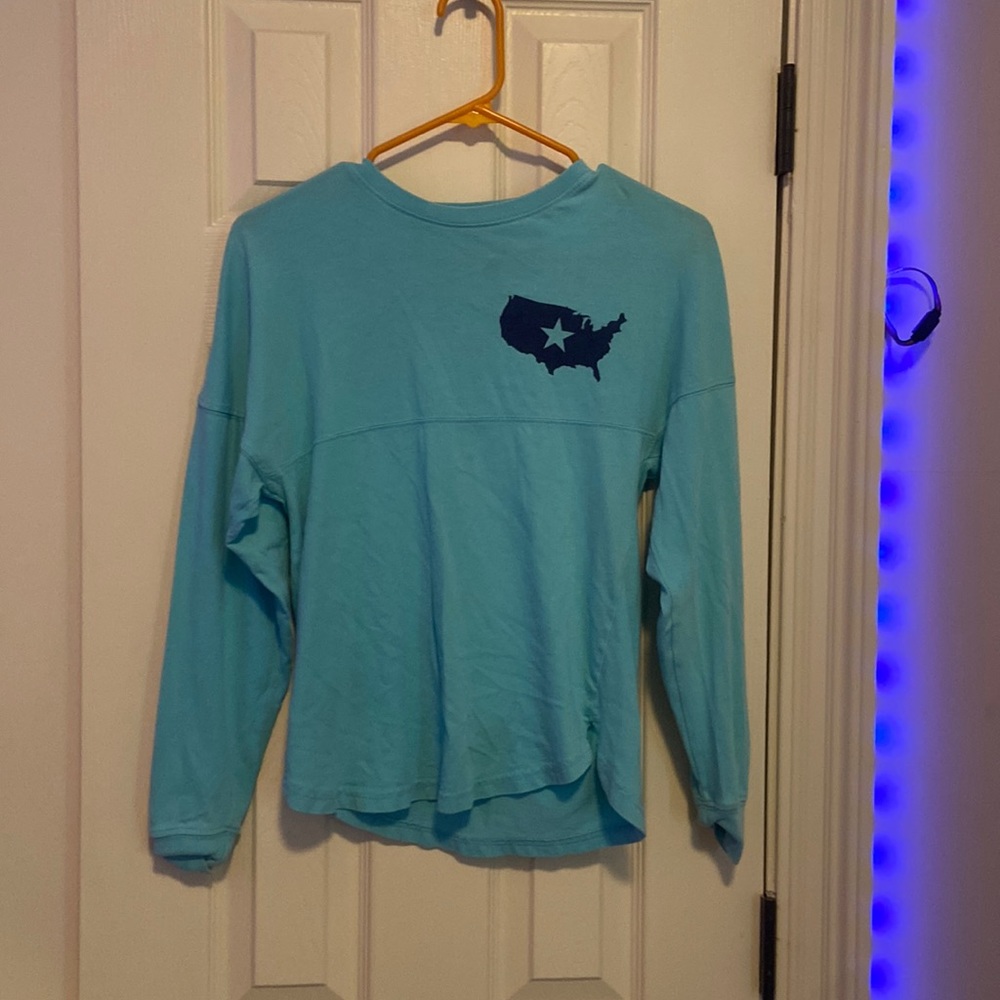 Blue sweatshirt